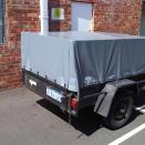 Grey PVC Trailer Cover