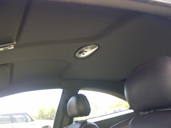 Monaro roof lining after Monaro roof lining after