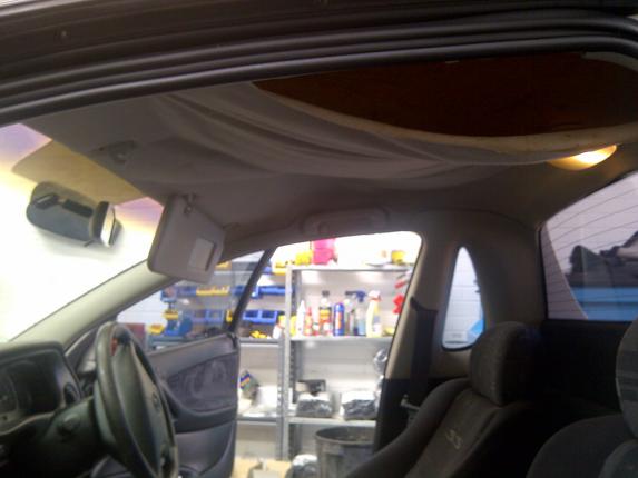 VX Commodore rooflining before VX Commodore rooflining before