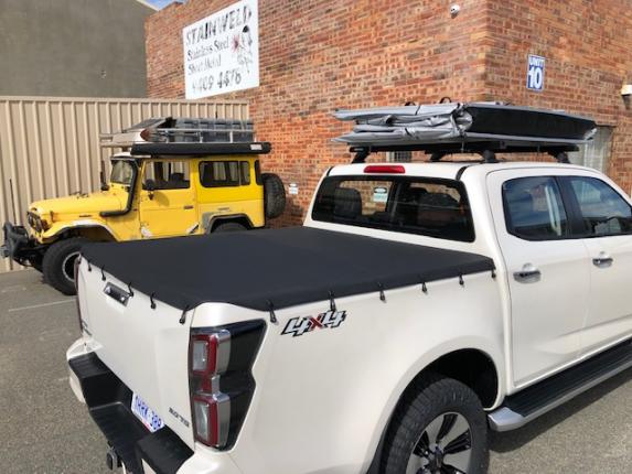 ISUZU DMAX CANVAS TONNEAU COVER PERTH WA