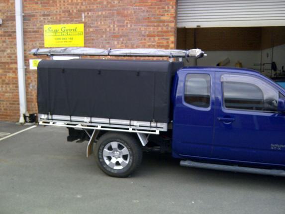 Nissan Navara ute canvas canopy Nissan Navara ute canvas canopy